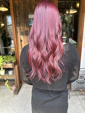 へアサロンアンドカフェガーデン(hair salon&cafe GARDEN) ブリーチなしダブルカラー/ピンクカラー/髪質改善トリートメント