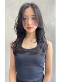 Steelo レイヤーミディアム×暗髪グレージュ