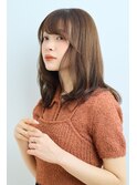 30代40代50代ミディアムレイヤー×ワンカールパーマ