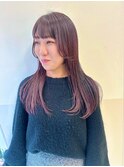 極細ハイライト*イルミナカラーでつくる春コーラル