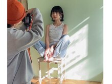 サンチャサロン(sancha salon)の雰囲気（ヘアメイクの撮影風景　色々な現場に行かせてもらっています）