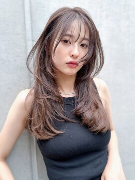 ニューヨークニューヨークマザーズ(NYNY Mothers) ロングレイヤー/顔まわりカット/韓国風/透明感カラー