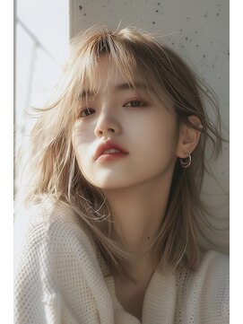 ラナ 新宿(lana) ミディアム/ハイトーン/レイヤー/似合わせ/【lana hair新宿】