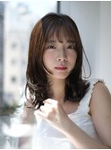 レイヤーカット／ナチュラル／モテ髪/銀座/ロングレイヤー
