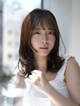 エアー 銀座(air) レイヤーカット／ナチュラル／モテ髪/銀座/ロングレイヤー