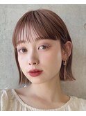 あごラインボブ