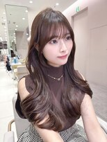 アフロート トウキョウ(AFLOAT TOKYO)&nbsp;【瀬谷凌人】顔まわり×艶ブラウン大人かわいいくびれヘア