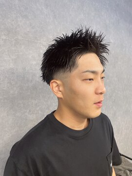 メンズサロン キング 梅田店(Men’s salon K!ng) ホワイトメッシュ/ツイスト/ツイスパ/パーマ/メンズ/眉毛