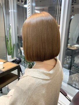 ザセントラル トヨス(THE CENTRAL) ボブ×オリーブブラウン♪