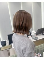 ロンドリゼル 札幌(Lond RiseL) オリーブグレー/前髪/ボブ/マロンベージュ/レイヤーカット/小顔
