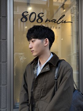 束感マッシュショート × スッキリ好印象フェード