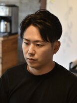 リム メンズヘア(LIM men's hair)&nbsp;艶感6:4分けセンターパート【メンズカット/倉敷/中島/美容院】