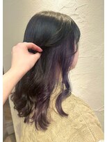 マーレ(MARLE./)&nbsp;くすみパープルのインナーカラー