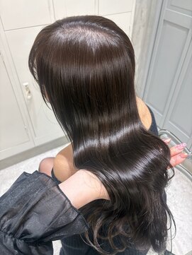ジーナ 新宿(Zina) 【あかね】上品なツヤカラー♪ラベンダーグレージュ