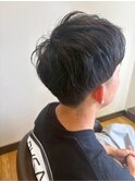 爽やかメンズショート 柔らかなカールのニュアンスパーマ#4
