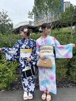 バサラ 大阪なんば店(VASARA)&nbsp;大阪なんば/小紋ヘア/着物ヘア/卒業式ヘア/七五三ヘア
