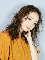 アース 盛岡南店(HAIR & MAKE EARTH)&nbsp;”外国人風”ウェーブ　スタイル【EARTH盛岡南店】