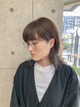 ア セカンド 清藤美容室第弐號(a sekand) セピアブラウン×ミディアムウルフスタイル♪
