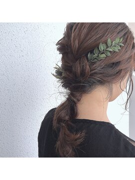 ステイシー(STACY) STACY 結婚式×ヘアアレンジ×無造作カール