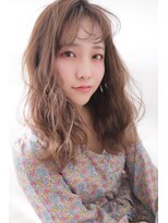 ストリームファースト(Stream1st) セミロング×パーマ