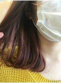 パープルピンク インナーカラー