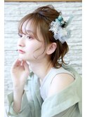 [OCEAN Hair&Life藤原純] ボブアレンジ☆ハーフアップ☆