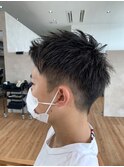 MEN’S HAIR/サーフカール/刈り上げセンターパート/柏/北柏