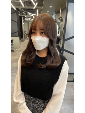 ジーナ セントラル銀座(Zina) 前髪＊くびれヘア＊メルティーカラー4【Zina CENTRAL】