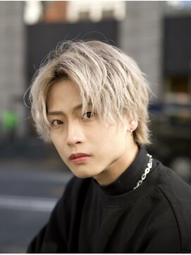 エデアンホンテン メンズサロン(EDEAN 本店 (旧:EDEAN 上通)) 【ハイトーン×センターパート】熊本メンズサロン メンズパーマ