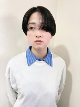 リビング 津田沼(LIVING) マッシュ/くびれヘア/ビタミンカラー/艶ボルドー[津田沼駅]