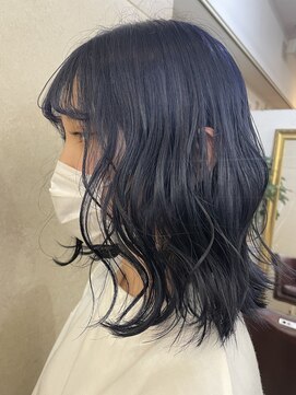 ラビス 浦和(Lovis) デザインカラー/レイヤーカット/ウェットヘア/夏のヘアアレンジ