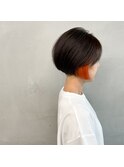 #インナーオレンジ×コンパクトボブ