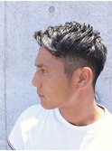 ツーブロック☆ビジカジ無造作ショートヘア