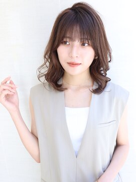 オーロ(ORO) 大人可愛いモテ愛されふんわりミディ