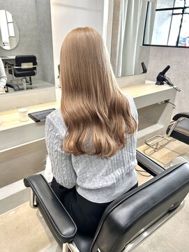 ムード タテマチ(mood tatemachi) ブリーチでミルクティーベージュ