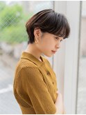 【アンニュイパーマ】ワンカールショートボブ20代30代40代