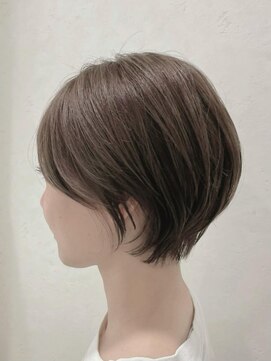 ヘアースペースブルーム リアン 岡町店(HAIR SPACE BLOOM Lien) 【岡町/ショートボブ】アッシュベージュ/透明感カラー