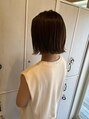 トライベッカスマートサロン(TRIBECA smart salon)&nbsp;大人女性×ボブスタイル×ダークトーン抜け感カラー