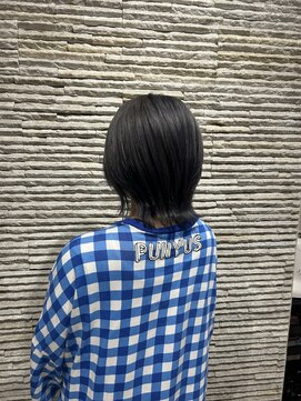 ビス リアン 川口店(Vis lien) ミニウルフ透明感シルバーアッシュグレージュカラー