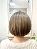 【艶髪☆】カット+カラー+高濃度トリートメント13200円→12100円