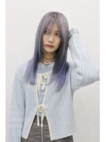 チュダック(ChuDuck)&nbsp;韓国風《シルバーブルー》ハイトーン/ケアブリーチ/ダブルカラー