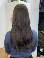 イコ 表参道原宿(ico)&nbsp;オリーブベージュ　ブリーチなしダブルカラー　カーキベージュ