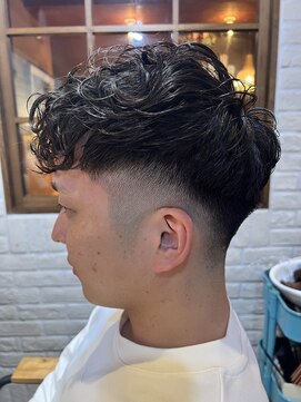 吉祥寺 はるへ メンズデザイン　スペインカール　ツイストスパイラル