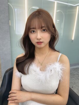 ボタン ハカタ(VOTAN hakata) 【ろみおStyle】ブラウンカラー/ダブルカラー/前髪カット