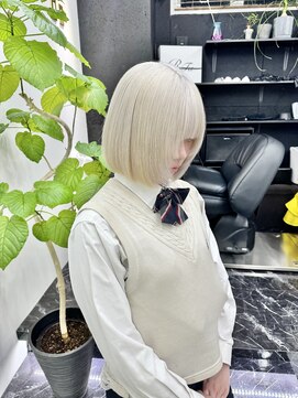 チュダック(ChuDuck) 韓国風《ホワイト》ハイトーン/ケアブリーチ/ダブルカラー