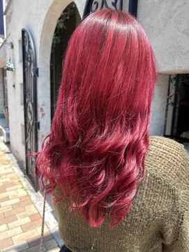 マイノリティー(Minority Produced By TOPHAIR) ヘアカラー ローズレッド