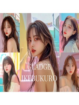 グラッジ 池袋(GLADGE) ダブルカラー、ブリーチカラー