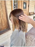 さりげなくオシャレ♪透明感イヤリングカラー【八戸 類家】