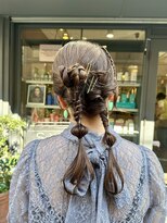 セット(Sete) ツイン編み下ろしヘアセット