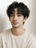 8月平日限定【MEN'S】【人気No.2】メンズカット＋クリームパーマ￥10000